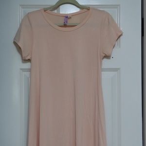 Pink T shirt dress
